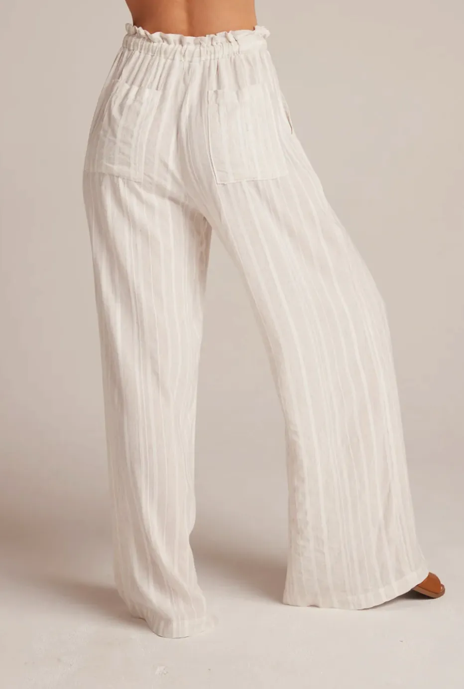 Ruffle Waist Pants