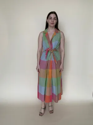 Rujuta Sheth plaid midi dress