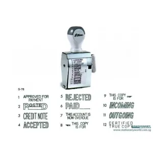 Shiny Office Stamp Dial a Phrase S-78