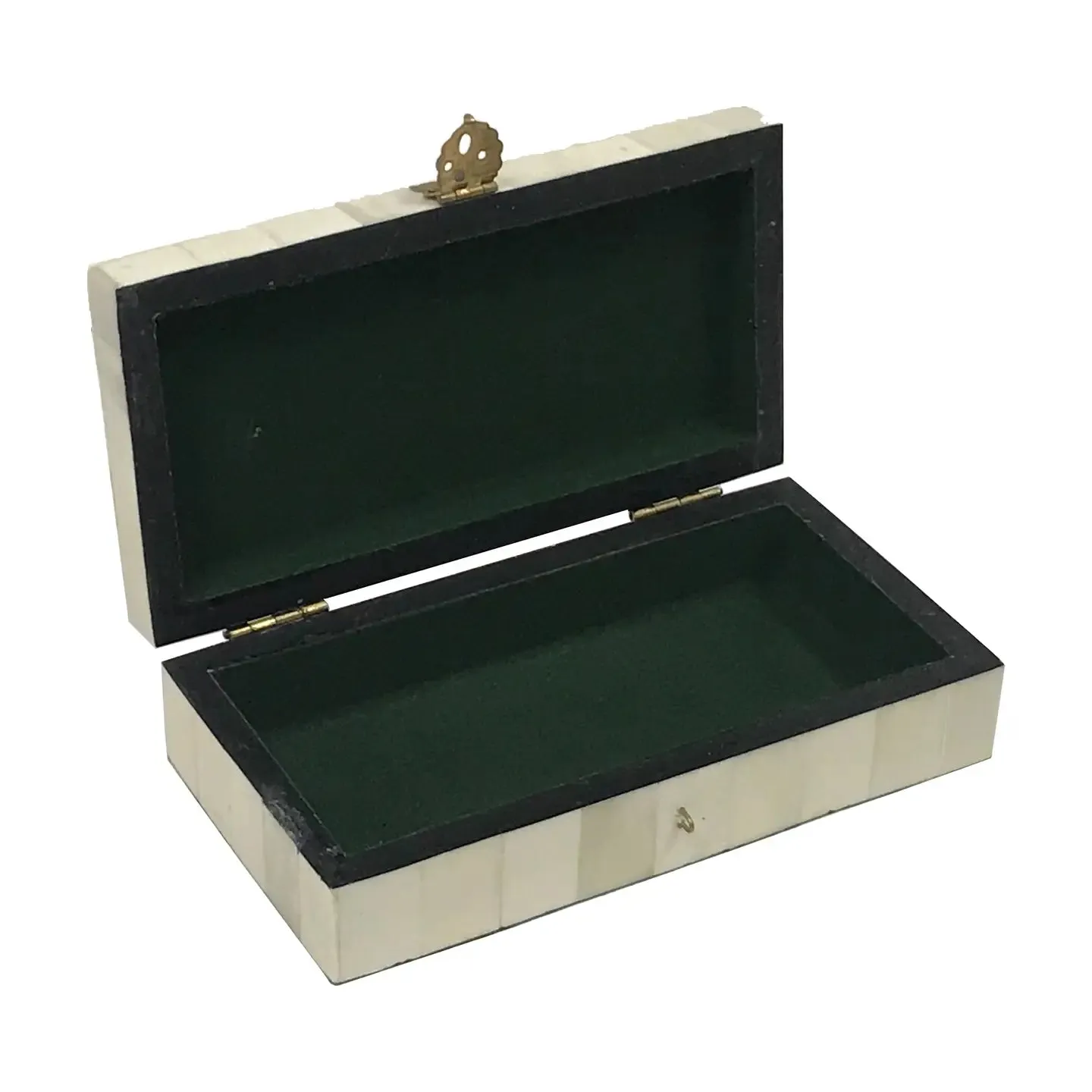 Ship of the Line Engraved Scrimshaw Bone Box