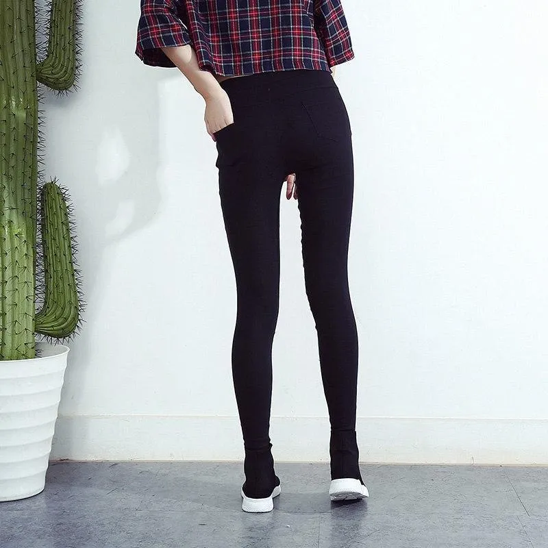 Shredded Pencil Pants
