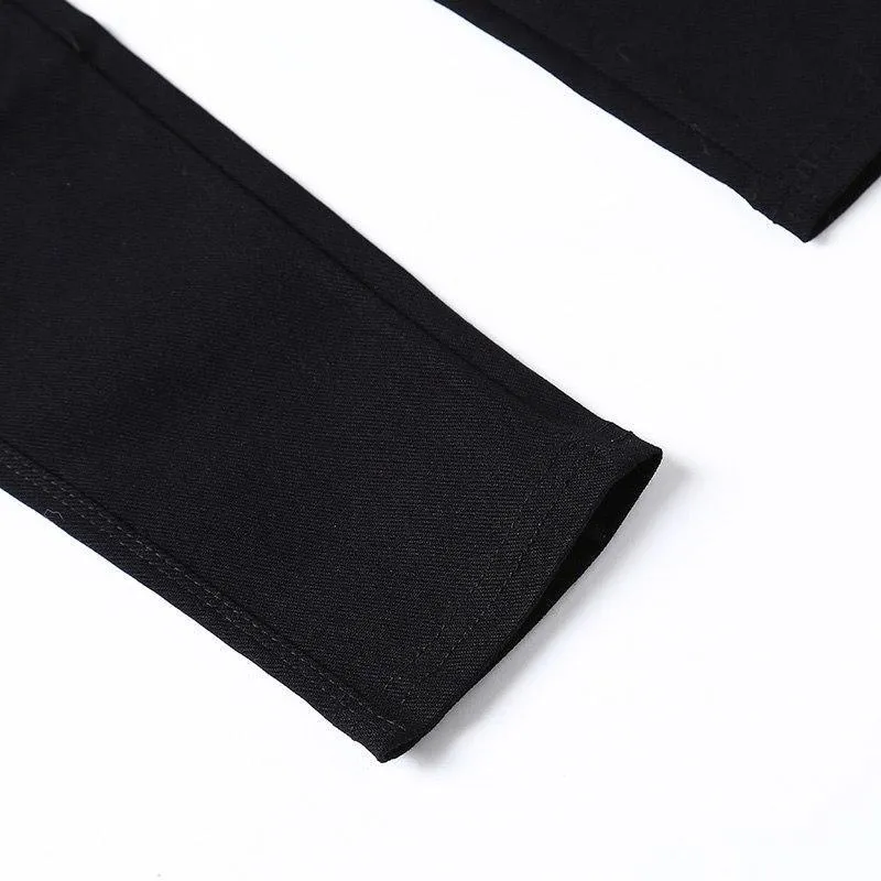 Shredded Pencil Pants