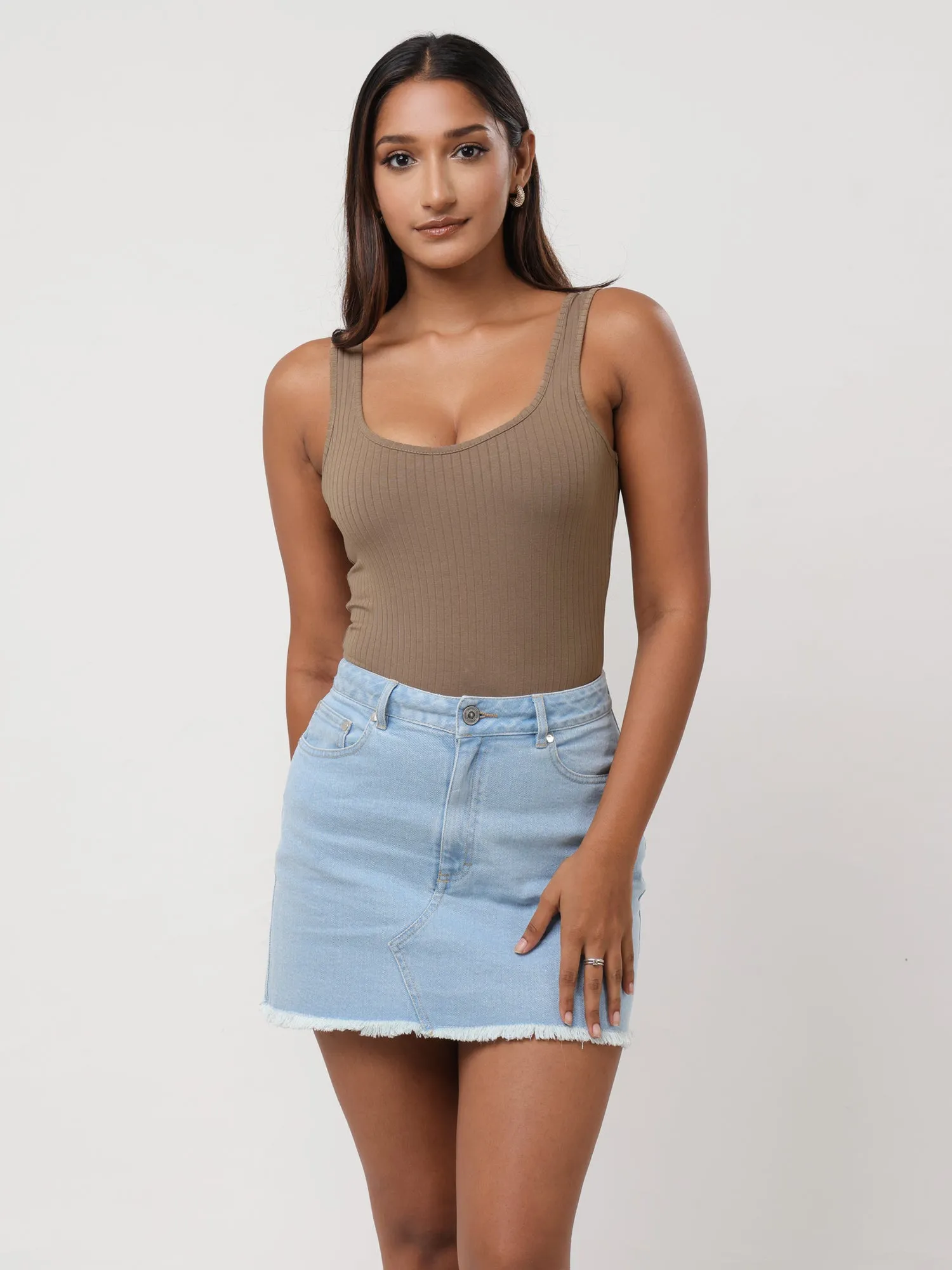 Sienna Sleeveless Squre Neck Body Suit
