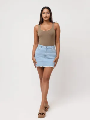 Sienna Sleeveless Squre Neck Body Suit