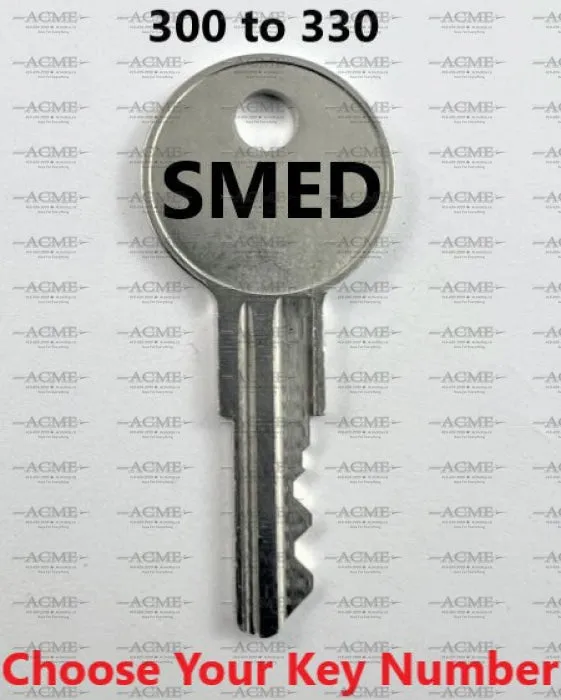 SMED 300 to 330 Office Furniture Replacement Key | AcmeKey.ca