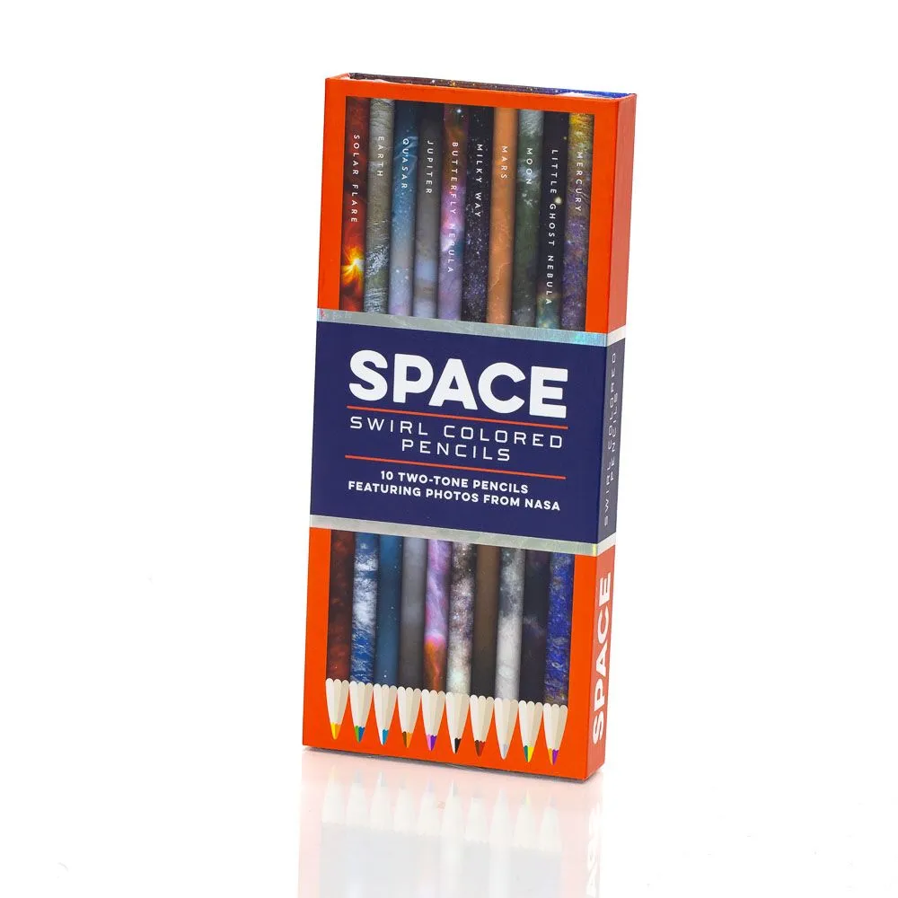 Space Image Swirl Colored Pencils