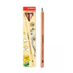 STABILO Trio Jumbo Graphite 2B Pencil Box of 4