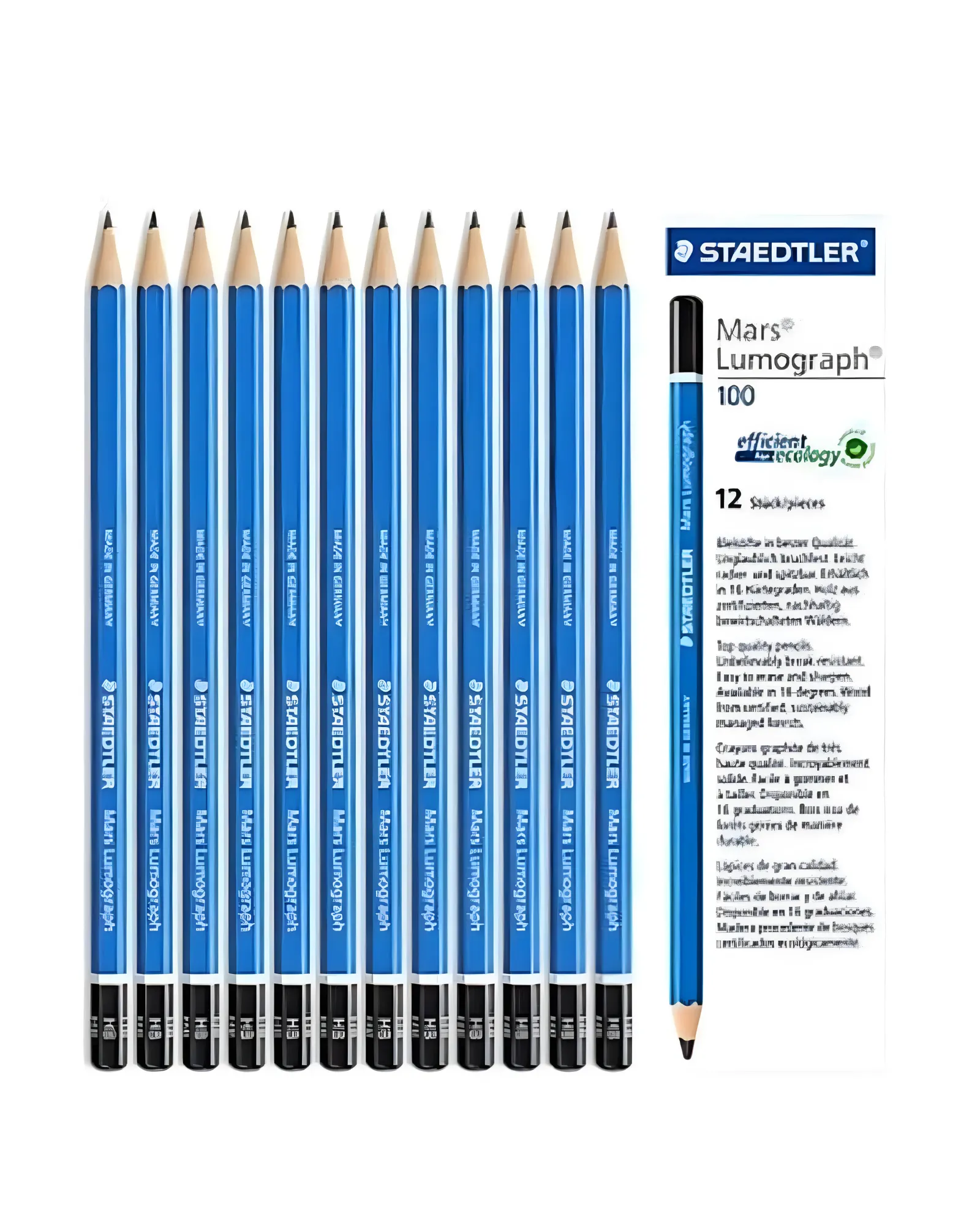 Staedtler Mars Lumograph Pencil 100 | 12pcs