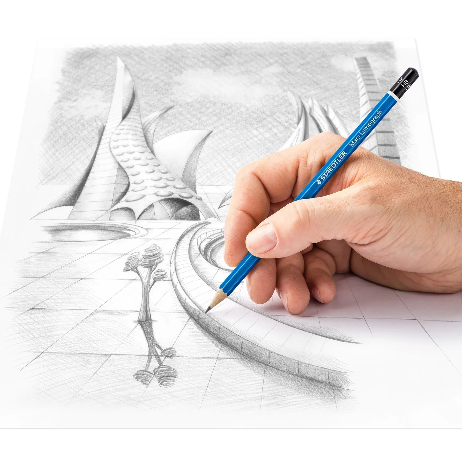 Staedtler Mars Lumograph Pencil 100 | 12pcs