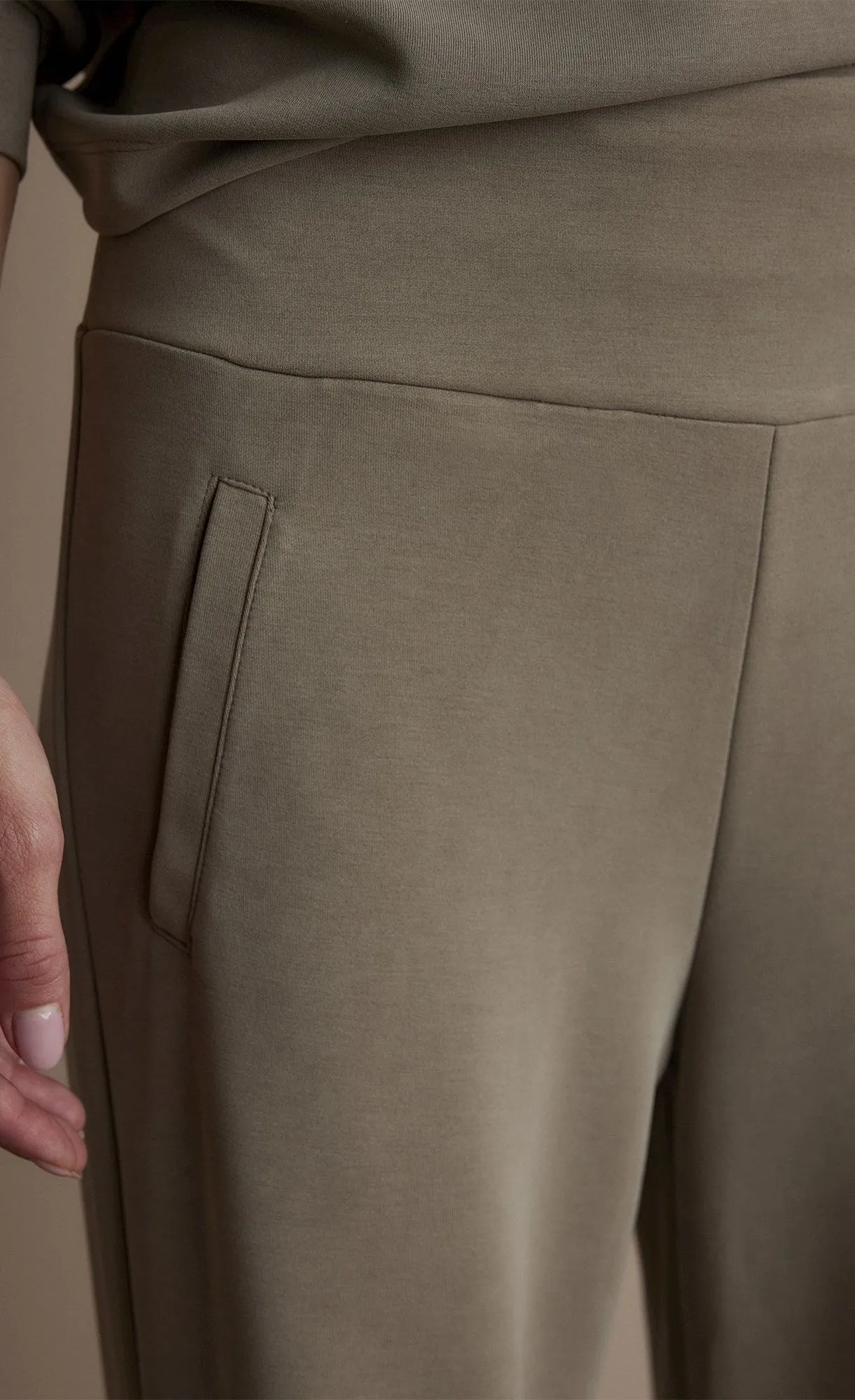 Summum Clay Scuba Wide-Leg Sweatpant