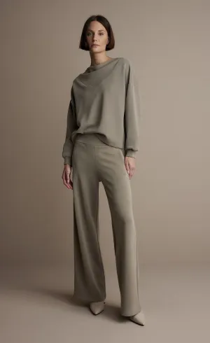 Summum Clay Scuba Wide-Leg Sweatpant