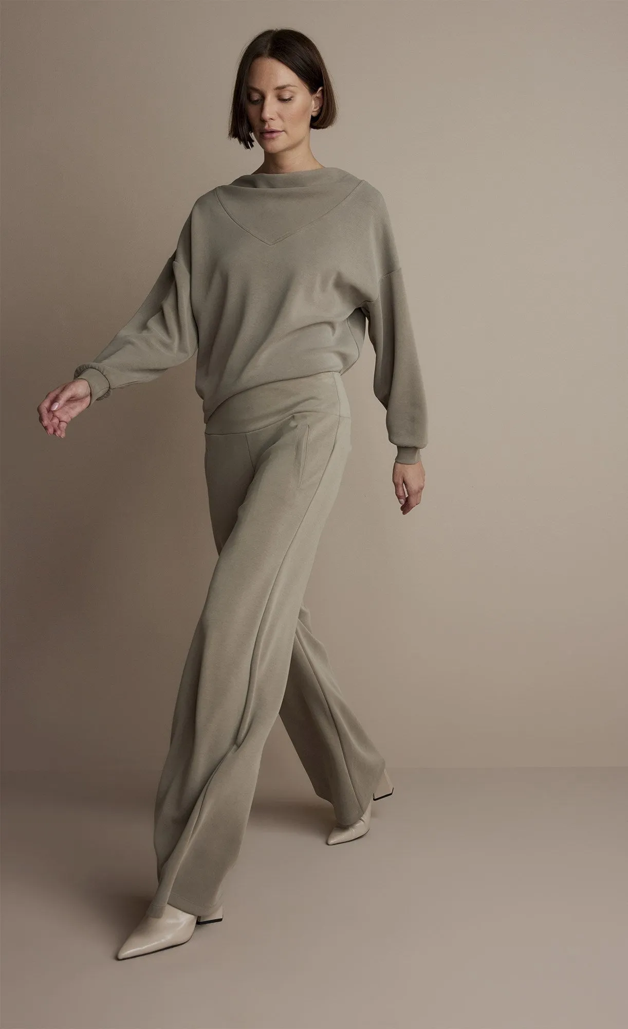 Summum Clay Scuba Wide-Leg Sweatpant