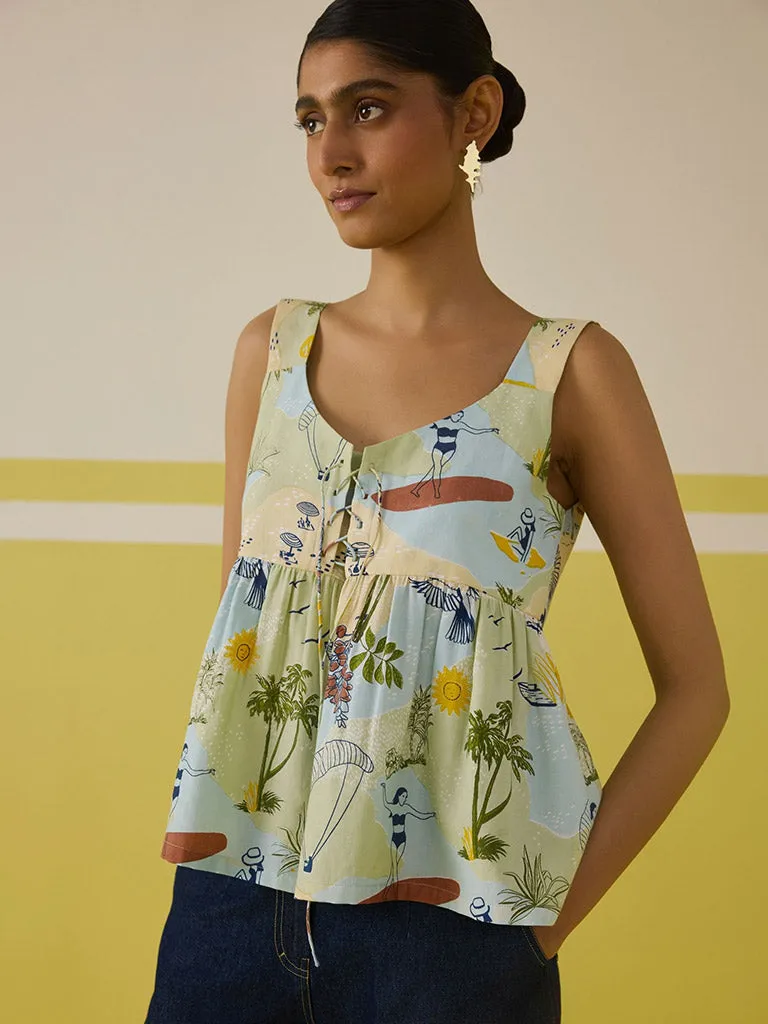 Sunshine Peplum Top