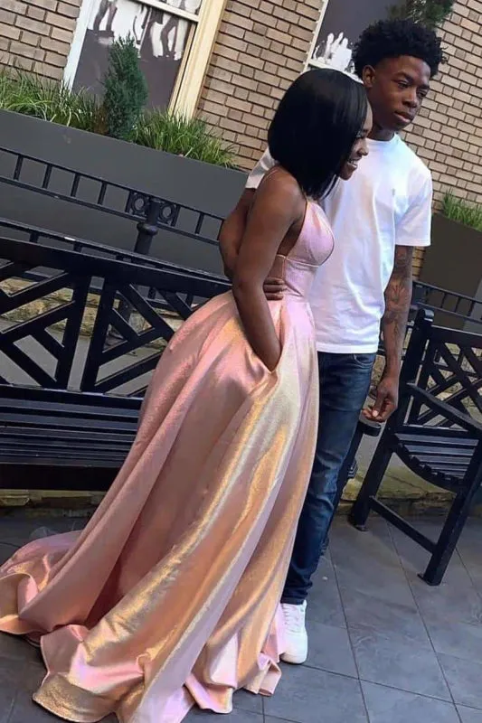 Sweet Spaghetti Strap Ball Gown Prom Dresses