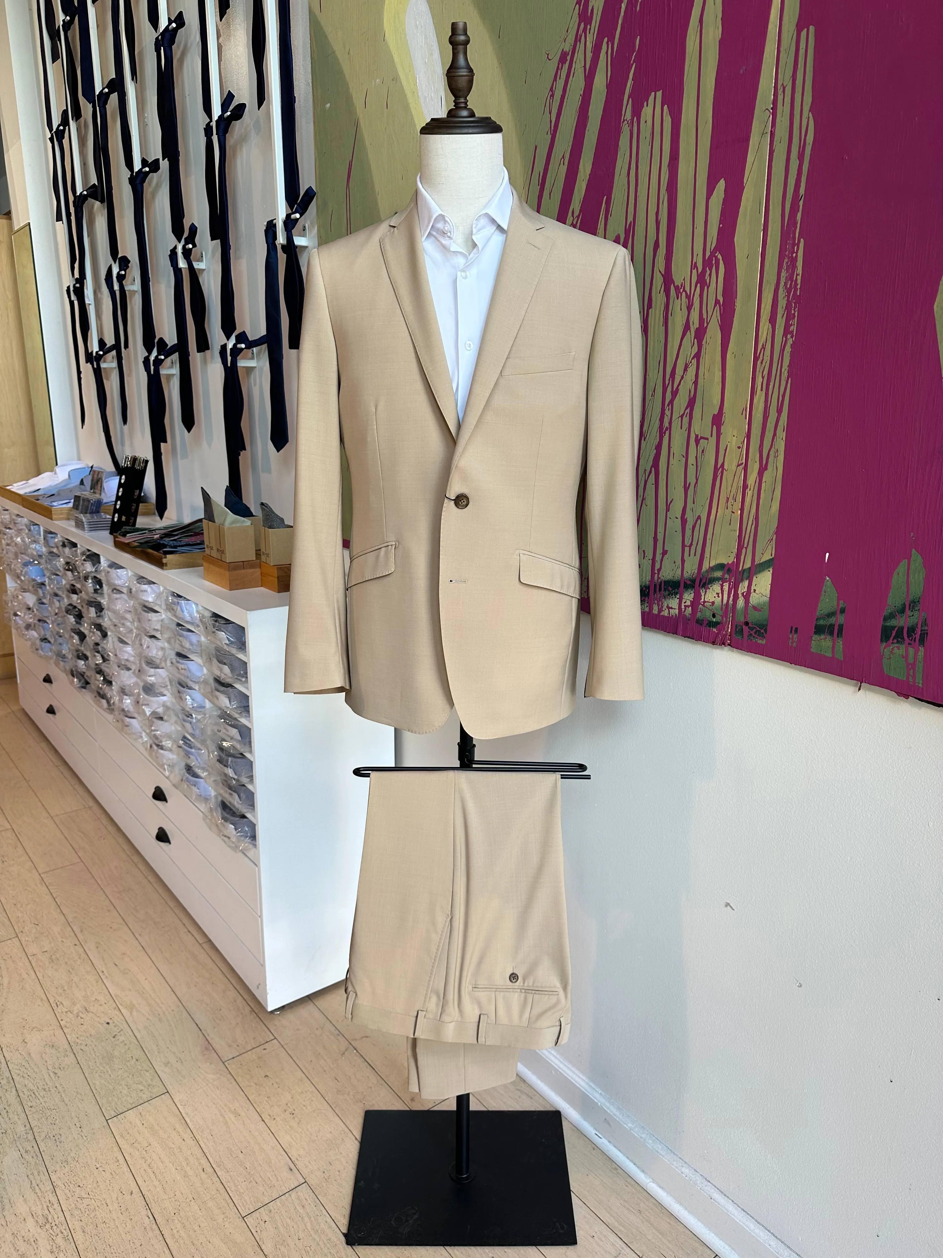 Tan Premium Suit Pants