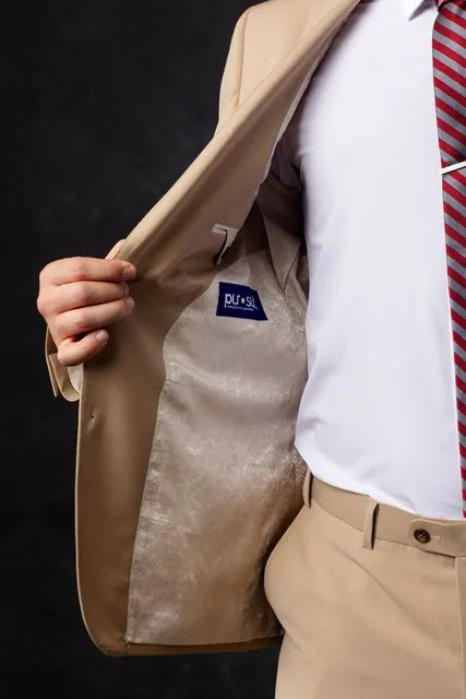 Tan Premium Suit Pants