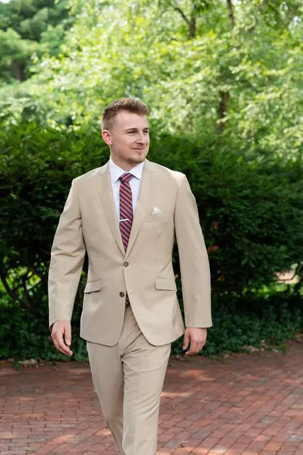 Tan Premium Suit Pants