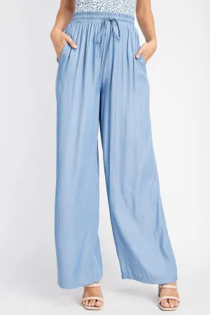 Tencel Wide Leg Pants