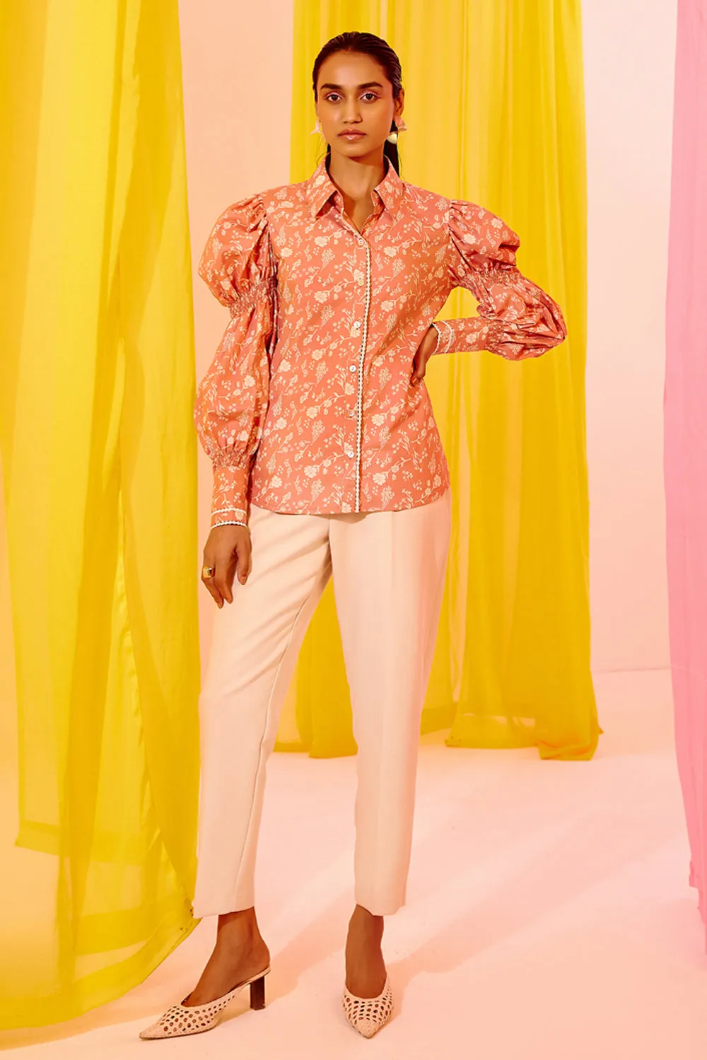 The Ruched Sleeve Shirt
