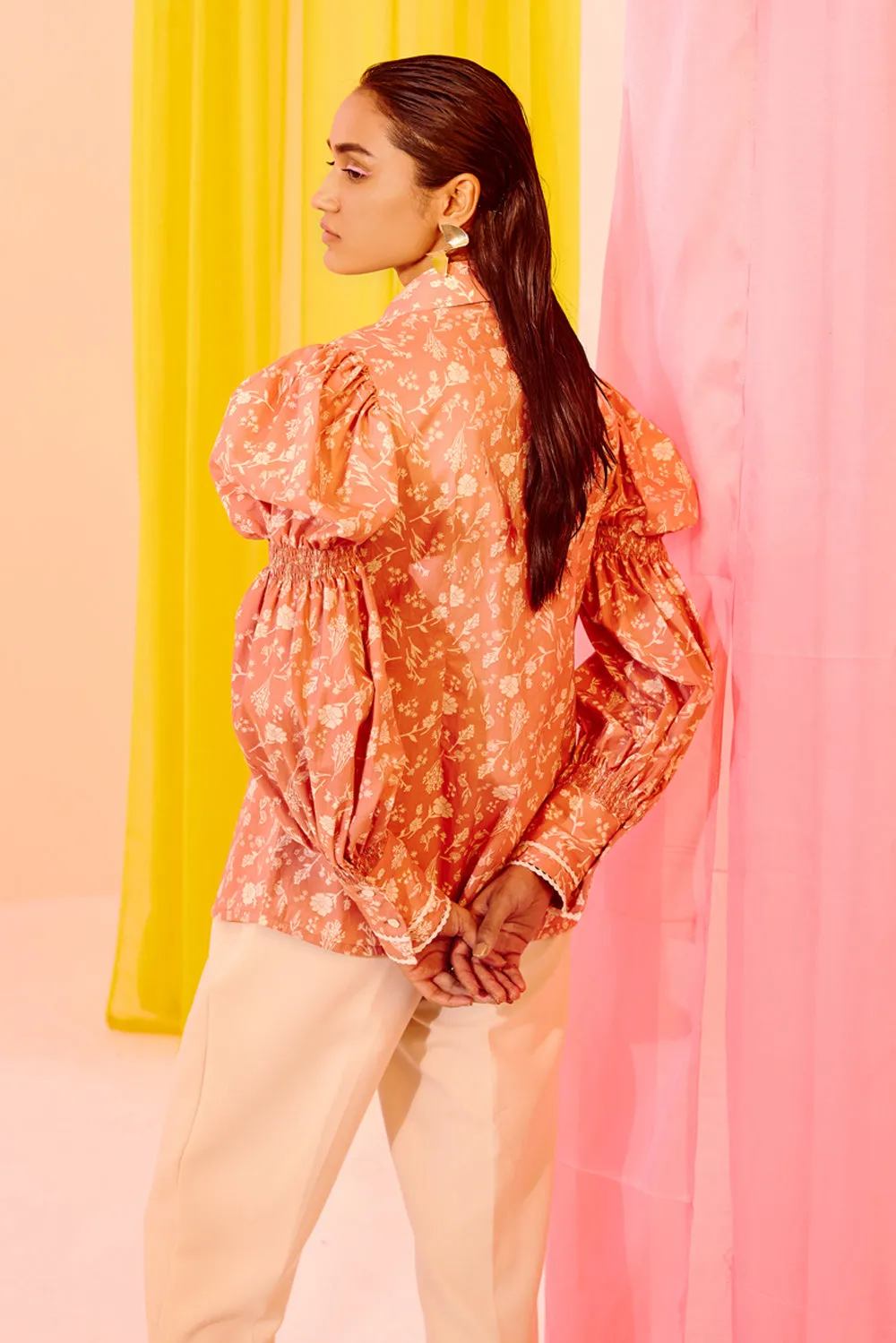 The Ruched Sleeve Shirt