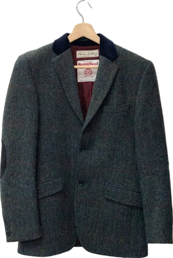 Thomas Farthing Grey Tweed Blazer UK 36L