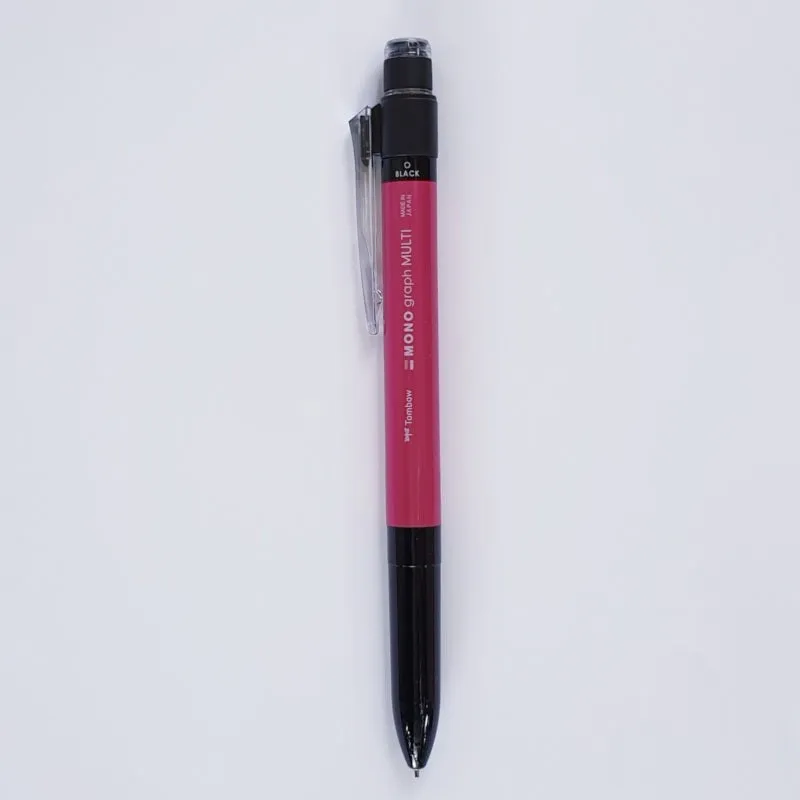 Tombow Mono Graph Multi Function 2 Color Ballpoint Pen 0.5 &  Mechanical Pencil 0.5mm