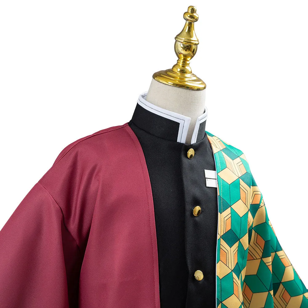 Tomioka Giyuu Anime Demon Slayer Kimetsu no Yaiba Cosplay Costume Kids Children Uniform Outfit
