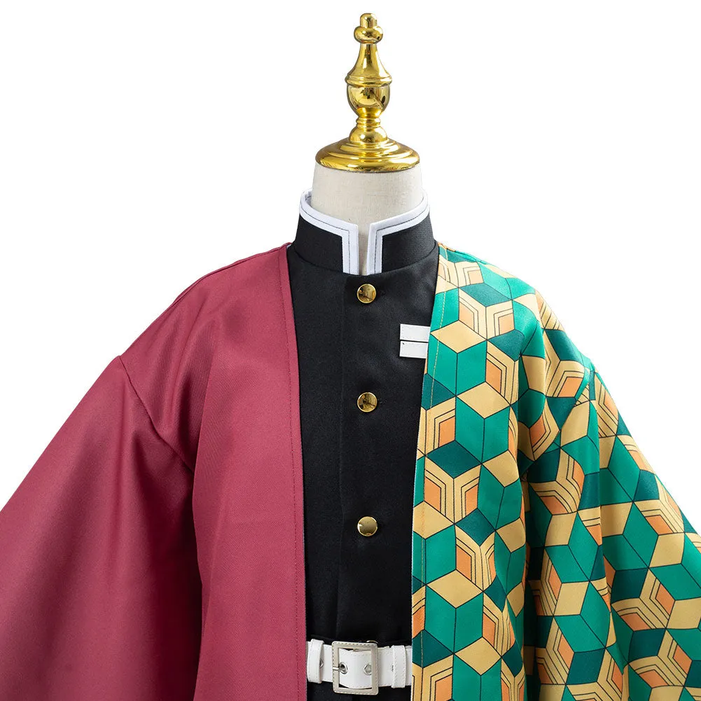 Tomioka Giyuu Anime Demon Slayer Kimetsu no Yaiba Cosplay Costume Kids Children Uniform Outfit