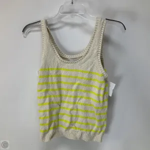 Top Sleeveless By Evereve In Striped Pattern, Size: Xs