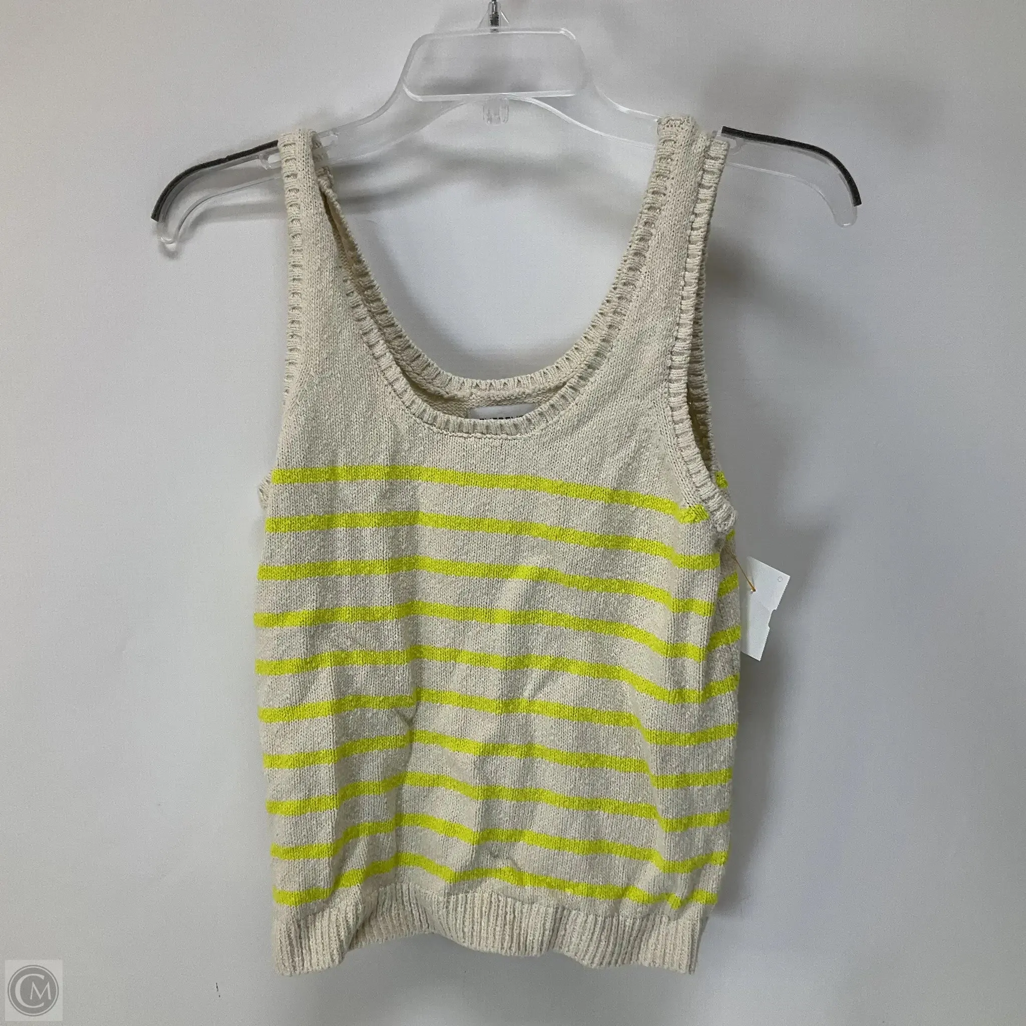 Top Sleeveless By Evereve In Striped Pattern, Size: Xs