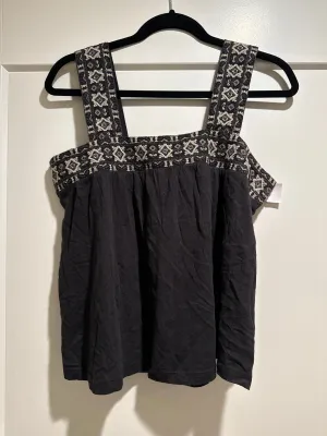 Top Sleeveless By Lucky Brand In Black, Size: M
