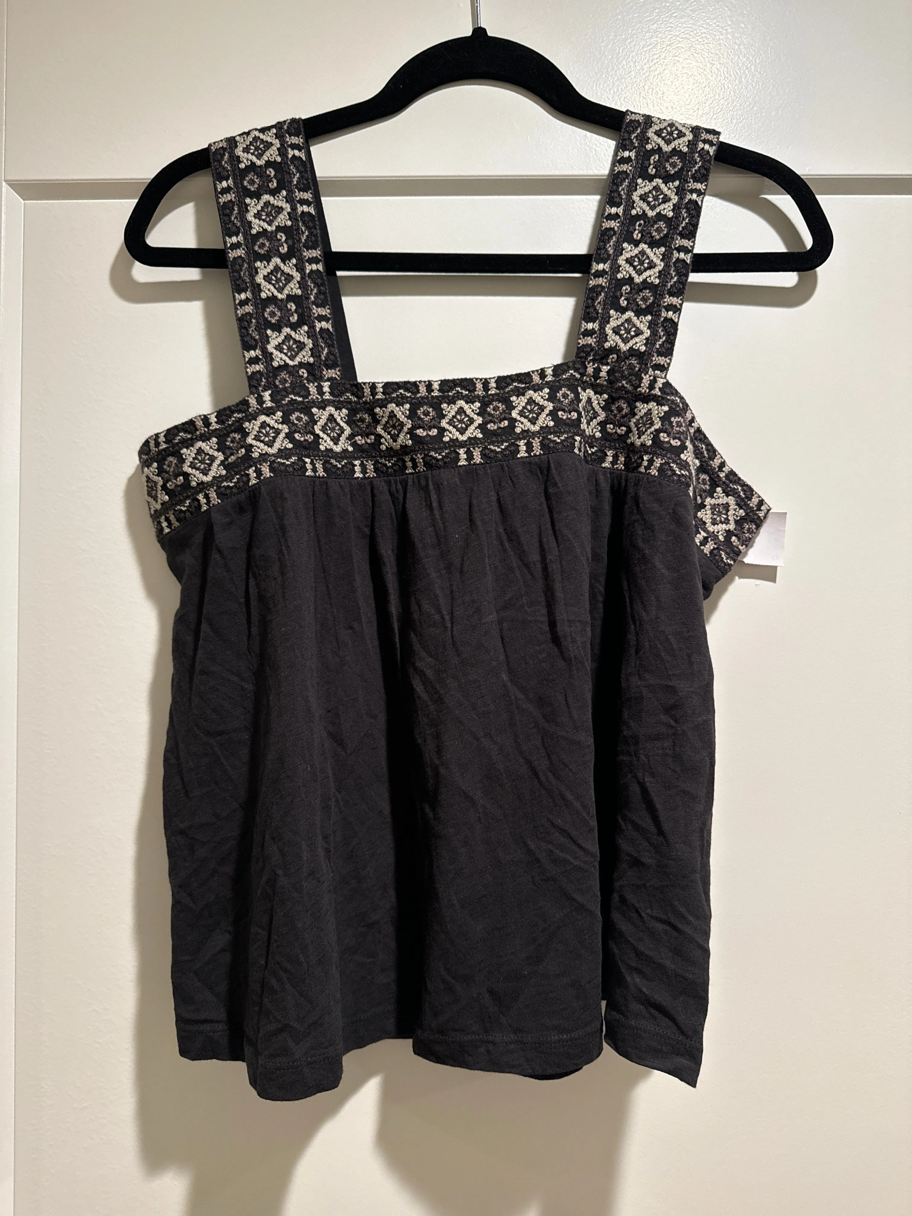 Top Sleeveless By Lucky Brand In Black, Size: M