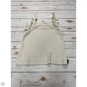Top Sleeveless By Madewell In Cream, Size: S