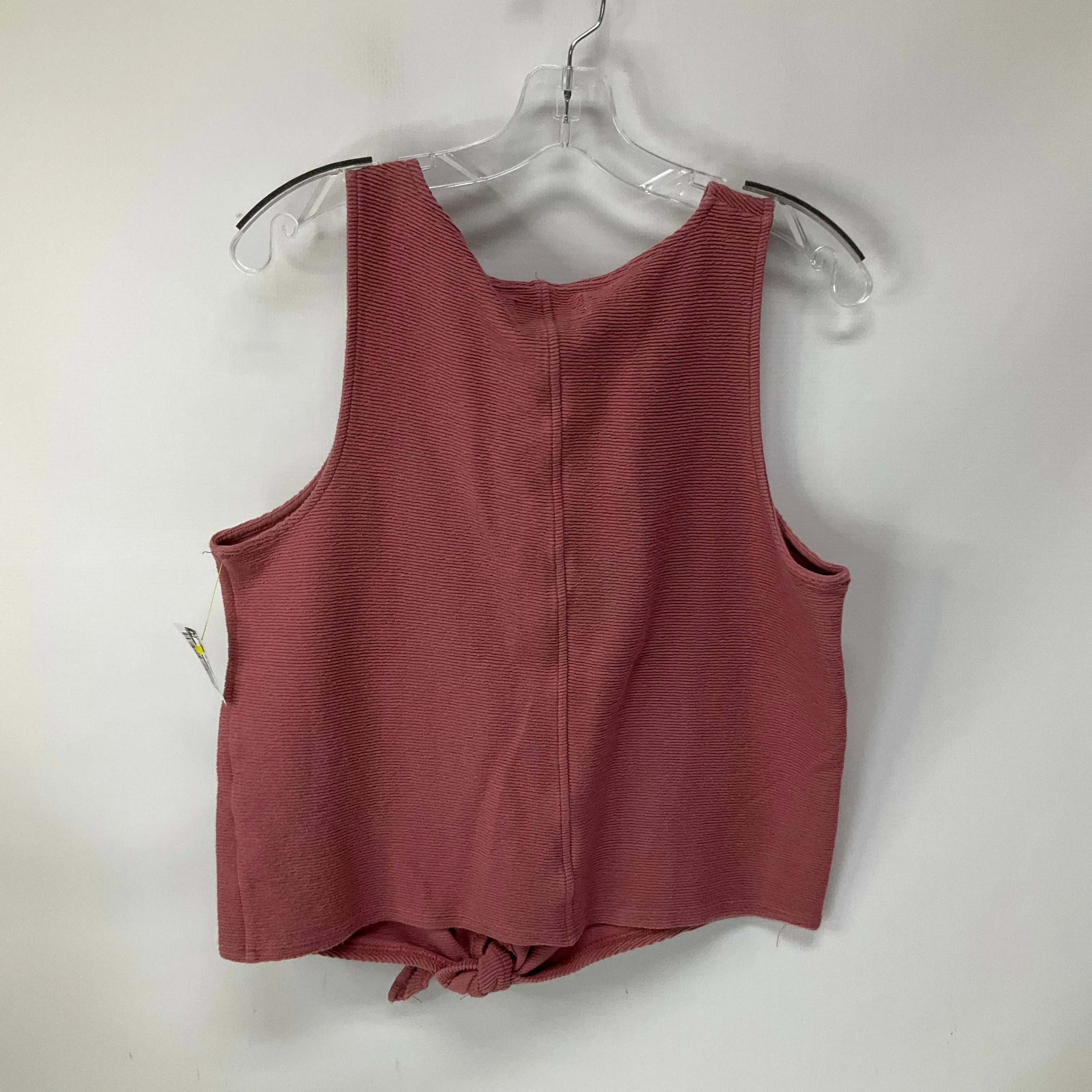 Top Sleeveless By Madewell In Pink, Size: Xl