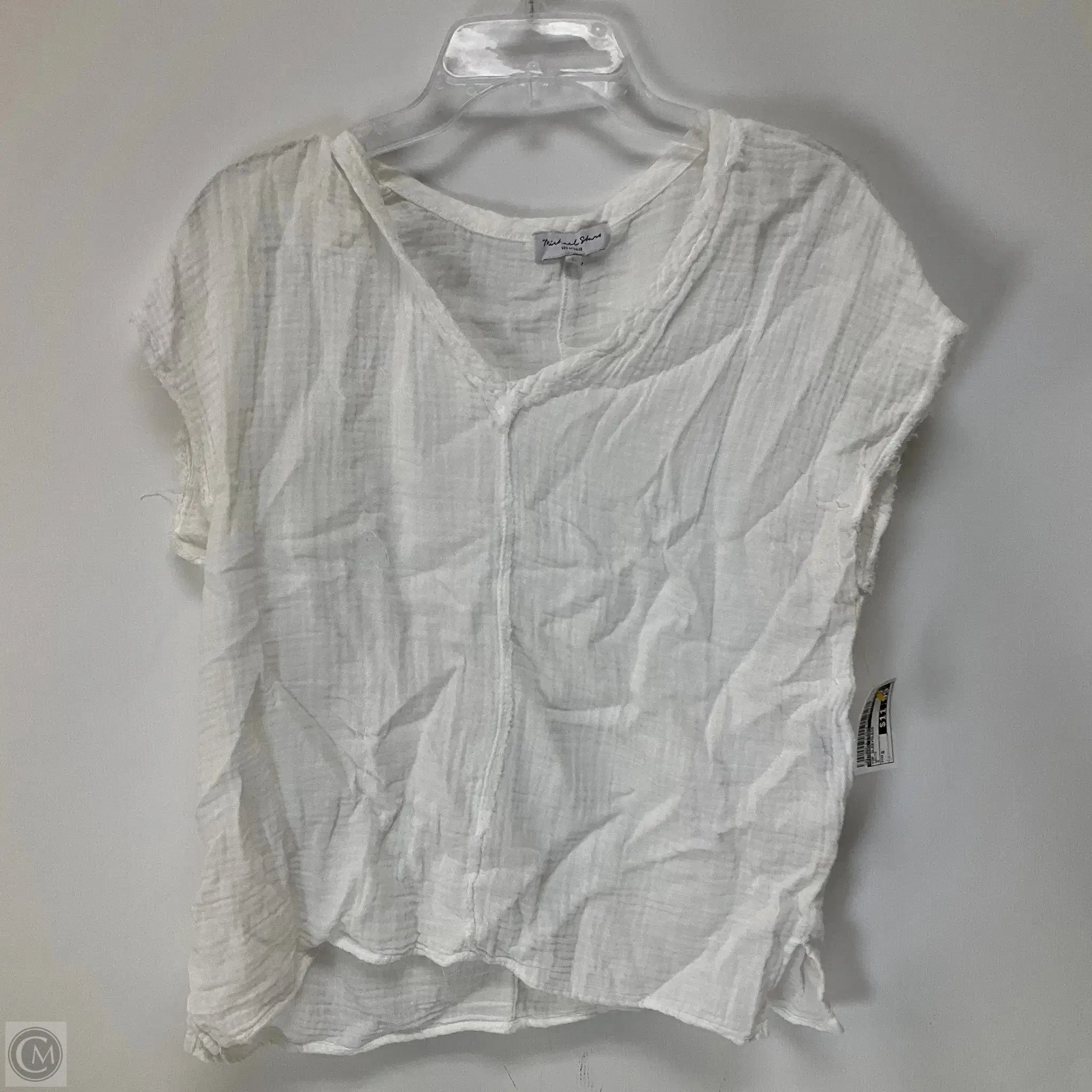 Top Sleeveless By Michael Stars In White, Size: S