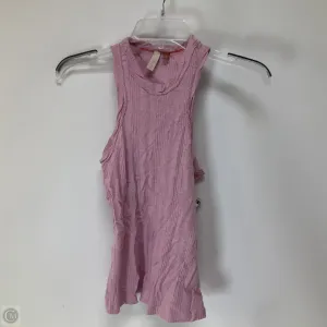 Top Sleeveless By Pilcro In Pink, Size: Xs