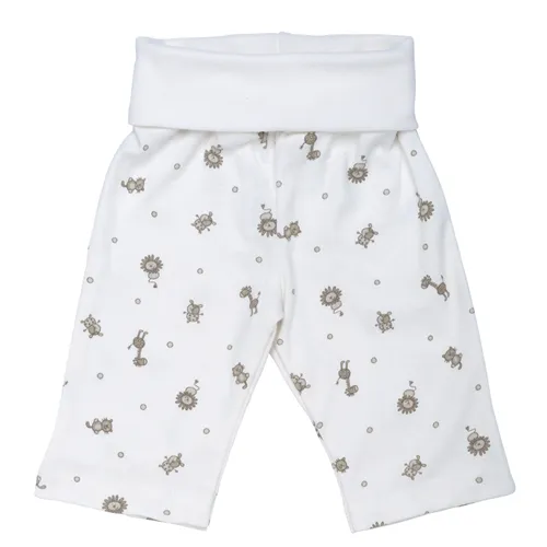 Under The Nile - Organic Rolled Waist Pant (Animal Print)