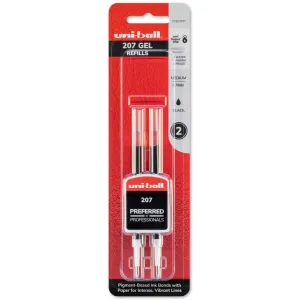 uni-ball 207 Retractable Gel - Refill 2pk