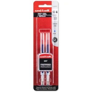 uni-ball 207 Retractable Gel - Refill 2pk