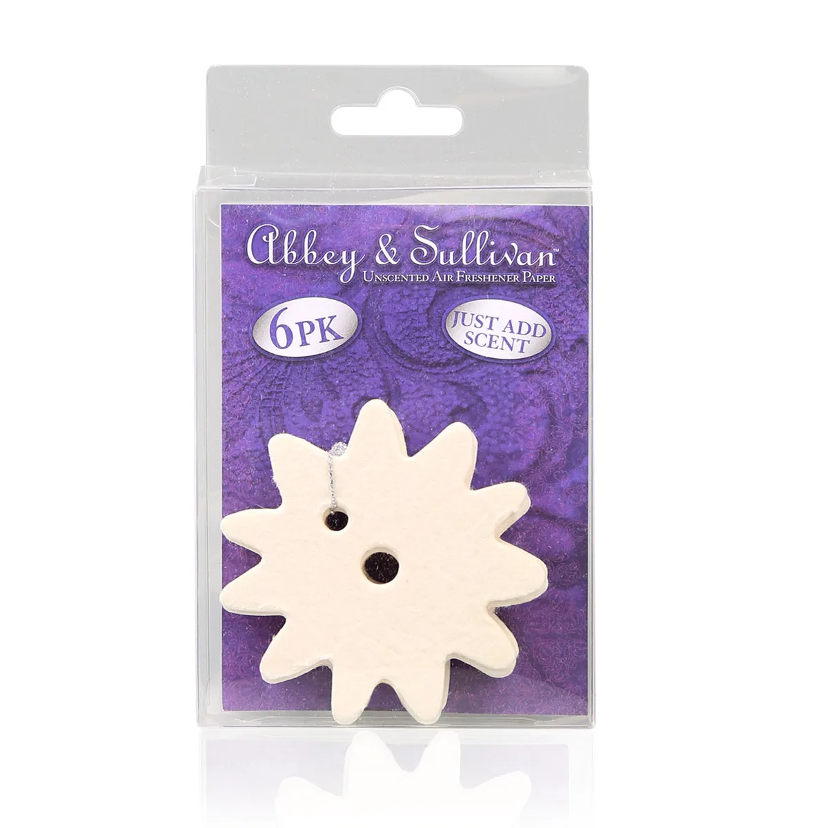 Unscented Air Freshener Paper Shapes - 6 PK