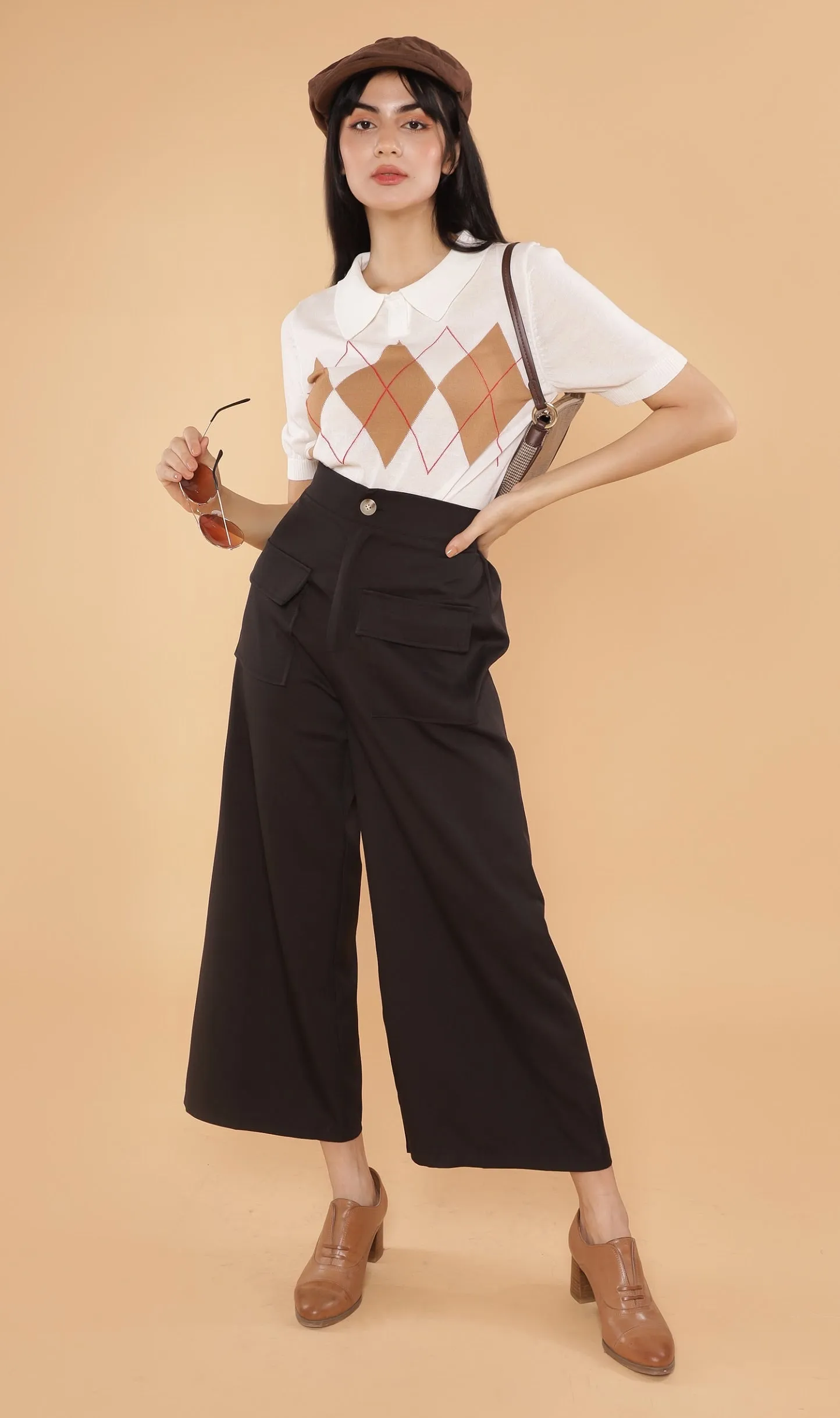 VEGA Wide-Leg Cargo Pants