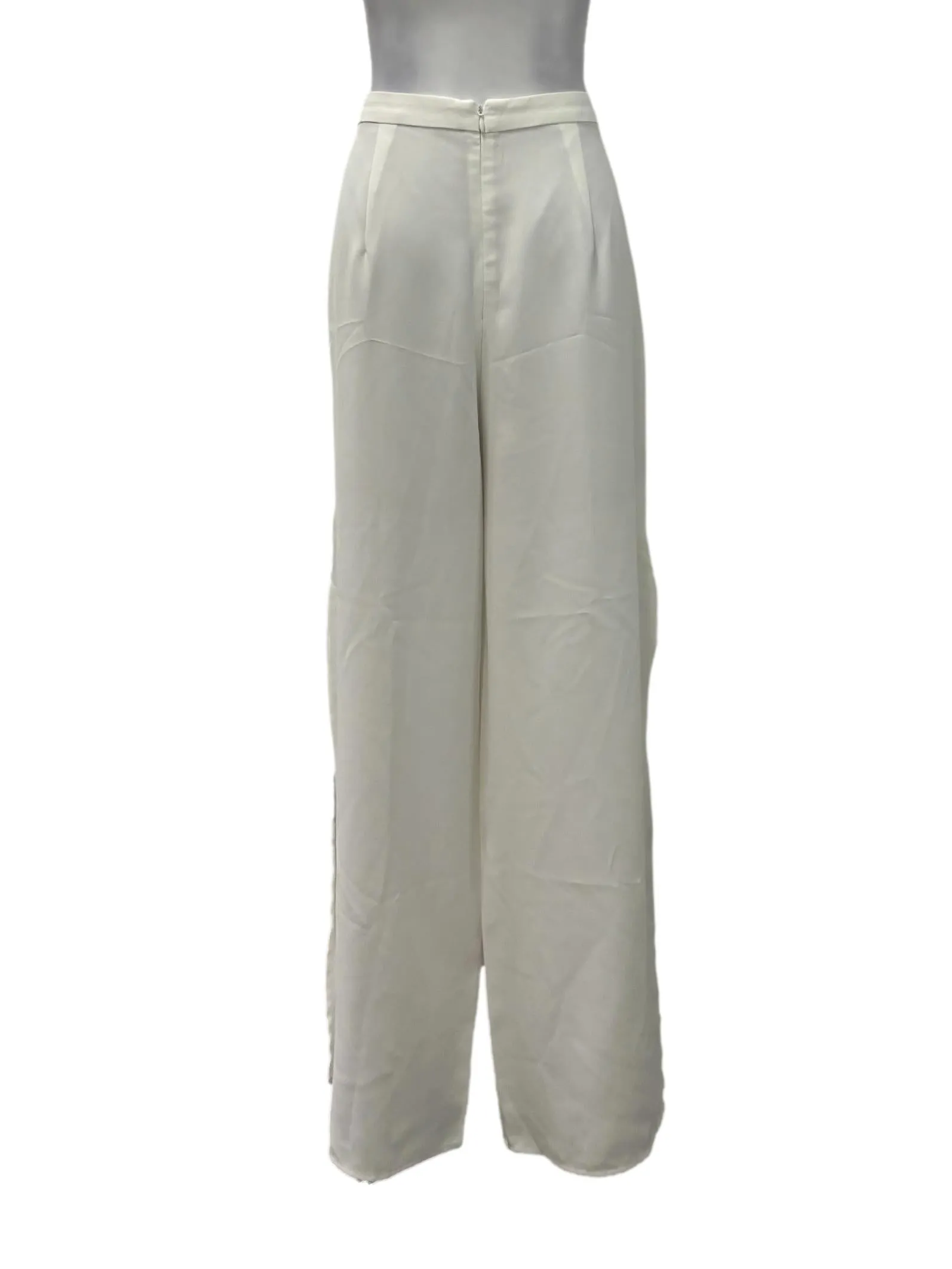 White Wide Leg Pants TCL