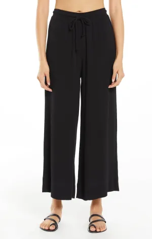 Whitesands wide leg pants in black