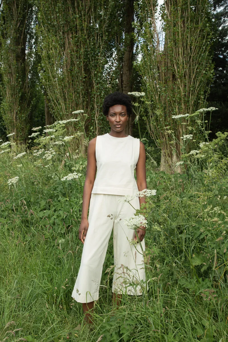 Whitley Organic Cotton Vest in Undyed