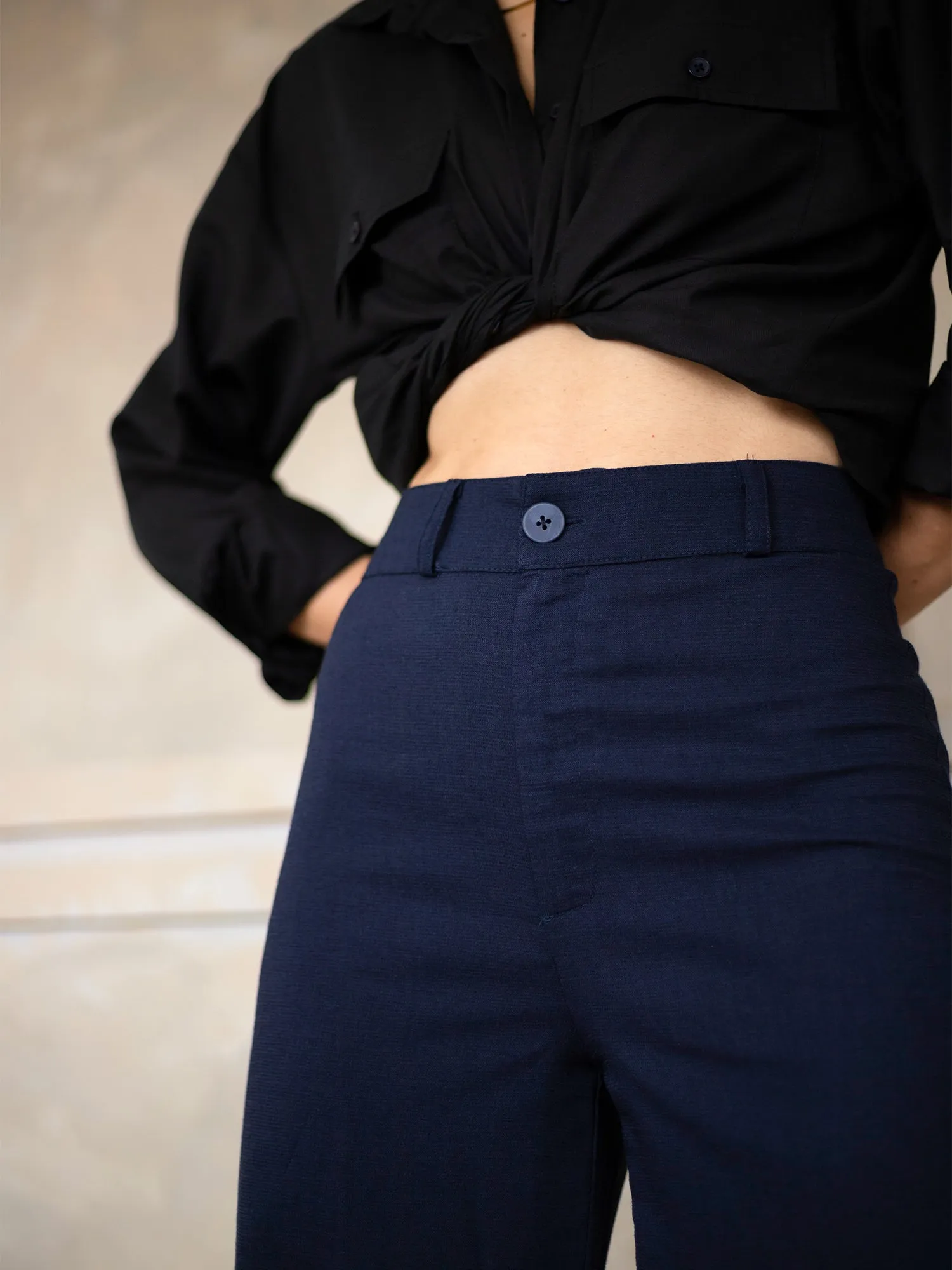 Wide Leg Culotte Pant