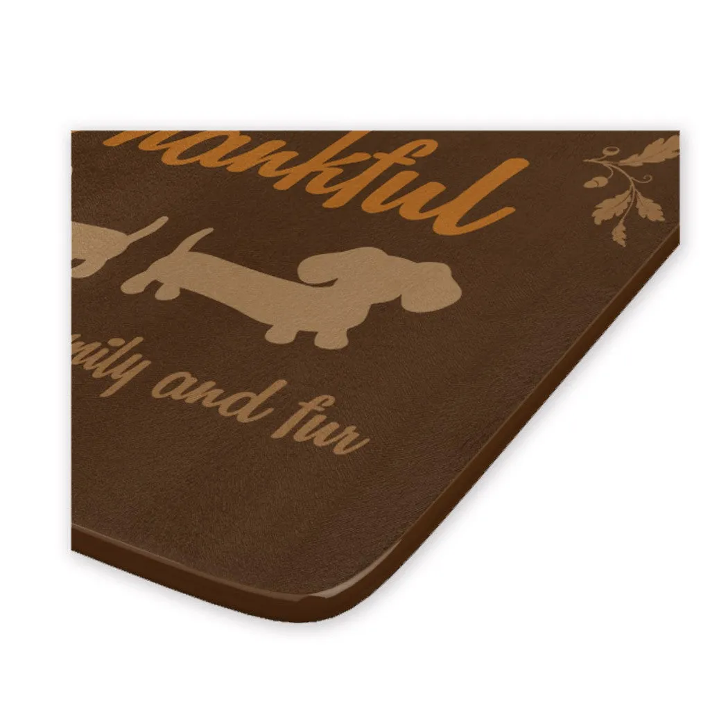 Wiener Dog Thanksgiving Day Cutting Board