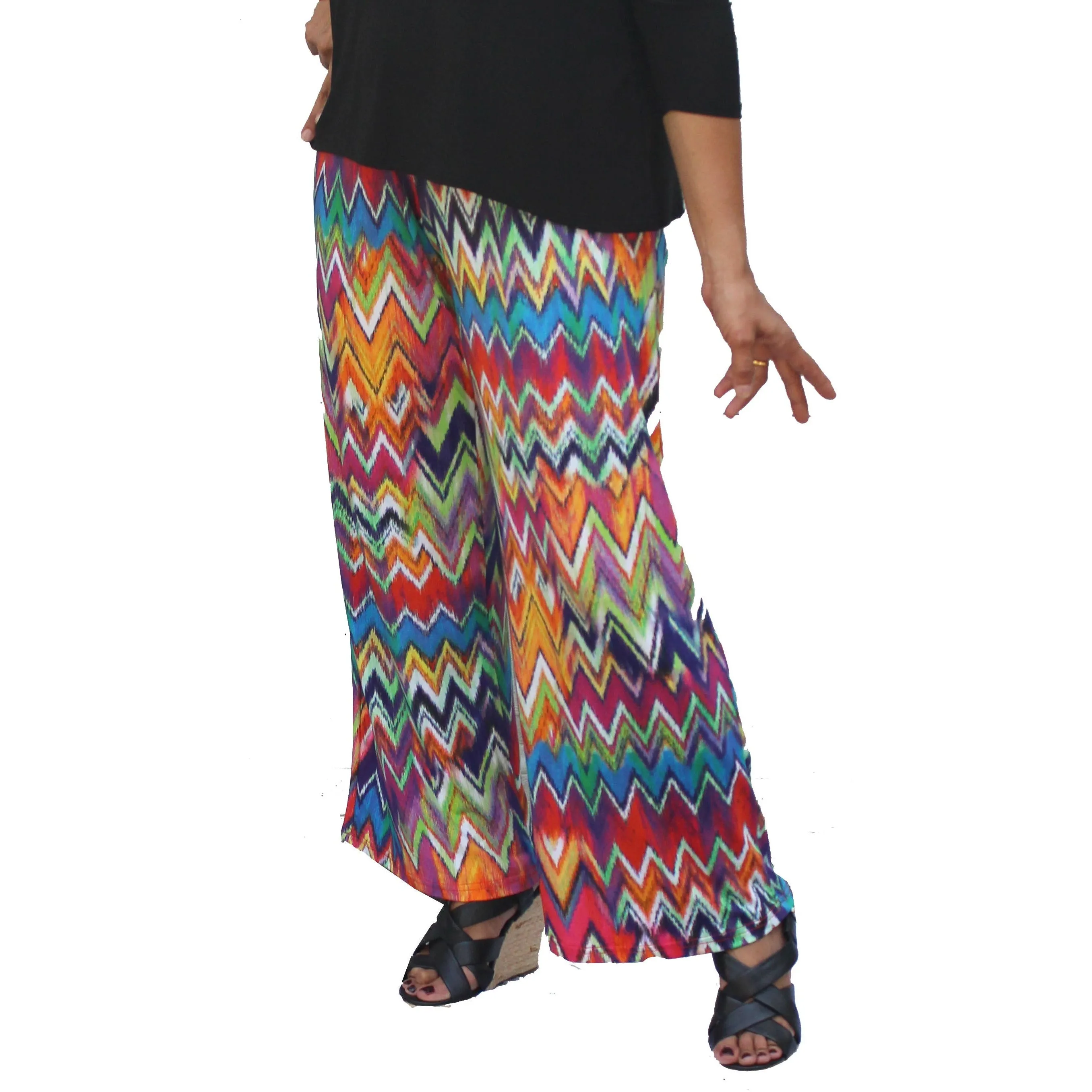 Womens Soft knit Palazzon Pants