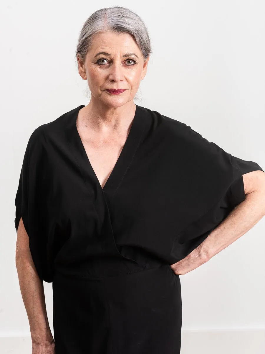 wrap aki dress