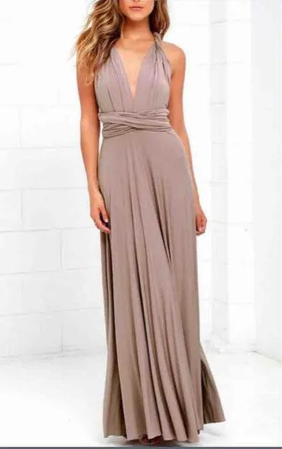 Wrap Convertible Boho Maxi  Dress Multiple Colors