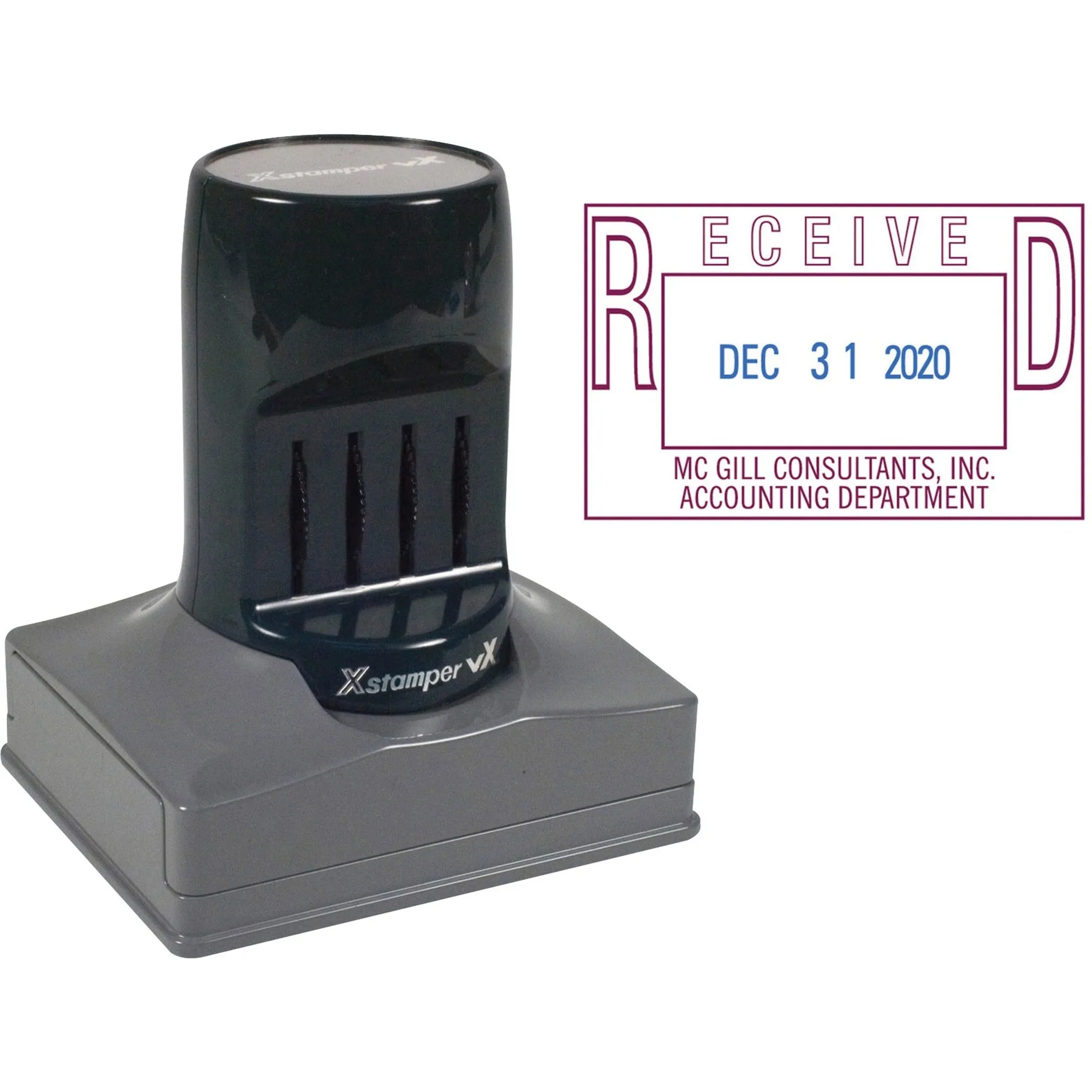 Xstamper VXEDater Round Date Stamp